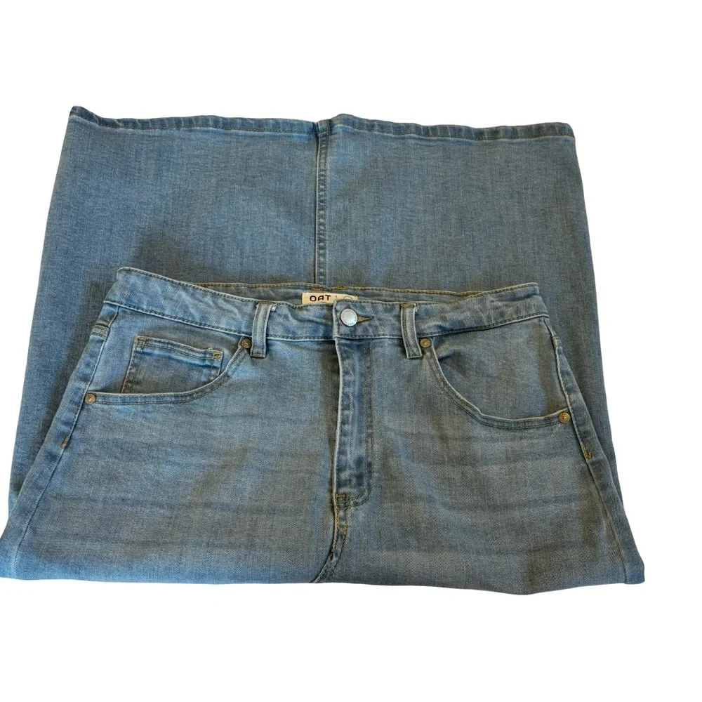 Denim A-Line Midi Stretch Skirt Size 10 Great Pre-Loved Condition - Picture 6 of 11